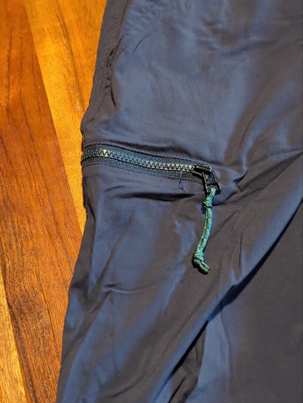 REI Navy Cargo Pants with Teal Accent - Picture 4 of 5